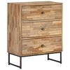 vidaXL Sideboard Recyceltes Teakholz 60x30x75 cm