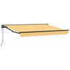 vidaXL Einziehbare Markise Sand 4 x 3 m Polyester und Aluminium