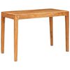 vidaXL Esstisch 110 x 55 x 76 cm Massivholz Akazie Braun Rechteckig