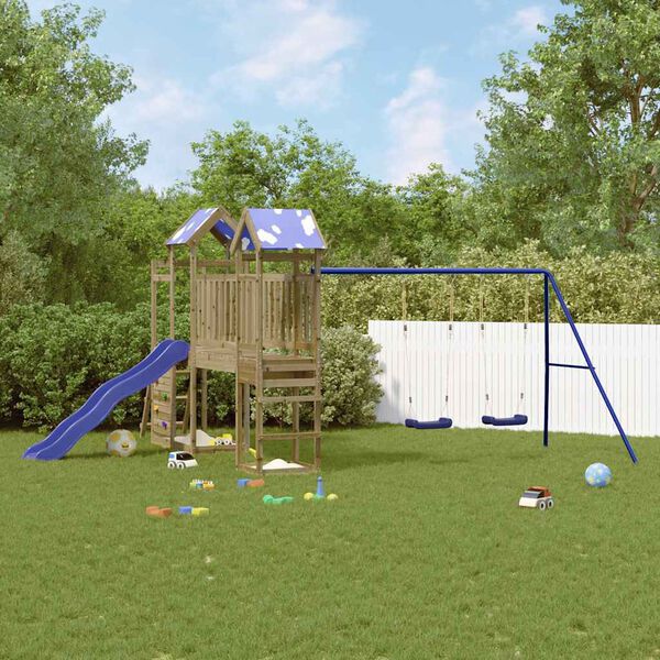 vidaXL Spielturm Impr&auml;gniertes Kiefernholz