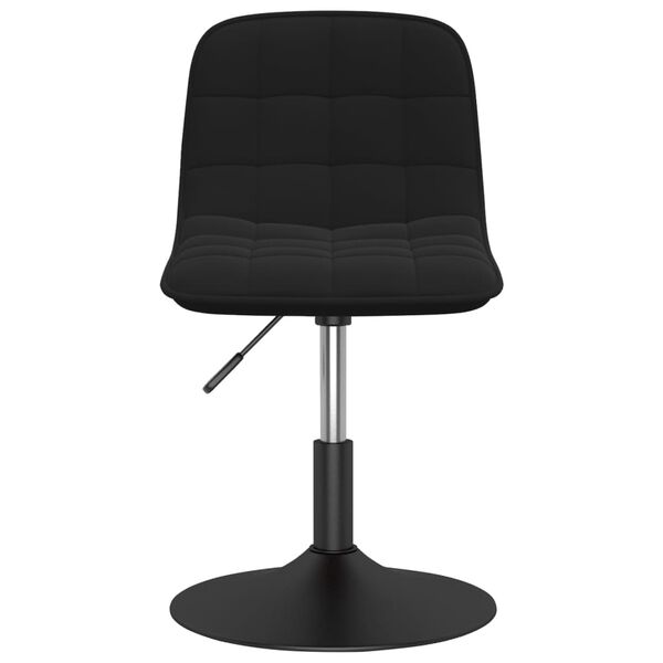 vidaXL Esszimmerst&uuml;hle 2 Stk. Drehbar Schwarz Samt