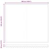 vidaXL Einziehbare Markise Mehrfarbig 400 x 350 cm Stoff und Aluminium