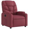 vidaXL Relaxsessel Weinrot Stoff