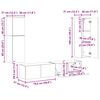 vidaXL TV-Schrankset Wandmontiert 4 pcs Artisan-Eiche Holzwerkstoff
