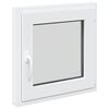vidaXL Kellerfenster RISOR 50 x 50 cm PVC und Glas Wei&szlig;