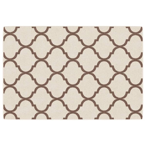 vidaXL Teppich Kurzflor Mehrfarbig 120x180 cm Rutschfest