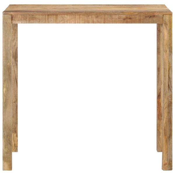 vidaXL Bartisch 112x60x108 cm Raues Mangoholz