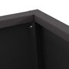 vidaXL Feuerstelle Schwarz 50 x 35 x 100 cm Stahl