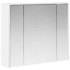 vidaXL Badezimmerspiegelschrank Wei&szlig; 73,5 x 16 x 62,5 cm Holzwerkstoff