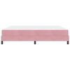 vidaXL Boxspringbett mit Matratze Rosa 180 x 220 cm Stoff