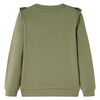 Kinder-Sweatshirt Khaki 116