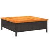 vidaXL Verkleidung f&uuml;r Sonnenschirmst&auml;nder Schwarz 70x70x25 cm