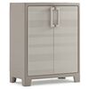 Keter Niedriger Lagerschrank Gulliver Beige und Braun 100 cm