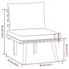 vidaXL 9-tlg. Garten-Lounge-Set mit Kissen Massivholz Akazie