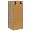 vidaXL Wandschrank Artisan-Eiche 34,5 x 34 x 90 cm