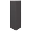 vidaXL Pflanzk&uuml;bel Schwarz Dreieckig 30x26x75 cm Stahl