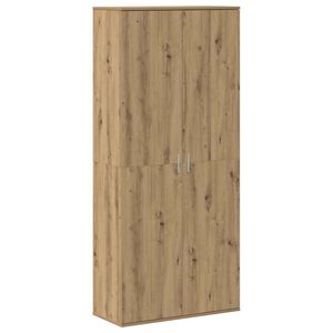 vidaXL Highboard 80 x 35 x 180 cm Holzwerkstoff Eiche handwerklich