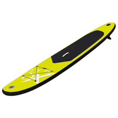 XQ Max Stand-up-Paddle-Board 285 cm Aufblasbar Limettengrün & Schwarz
