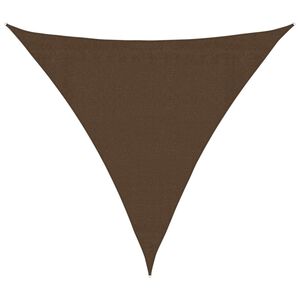 vidaXL Sonnensegel 160 g/m&sup2; Braun 3x3x3 m HDPE