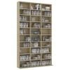 vidaXL CD-Schrank Sonoma-Eiche 102x16x177,5 cm Holzwerkstoff