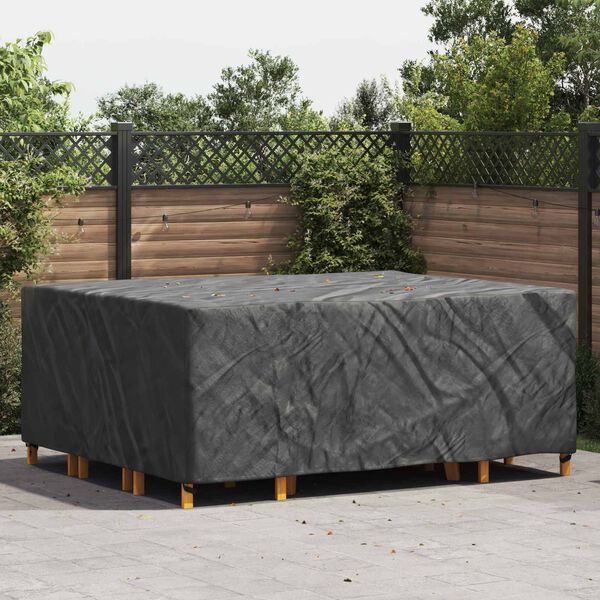 vidaXL M&ouml;belbezug Uni Schwarz 250 x 210 x 70 cm 600D