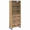 vidaXL Highboard 2 stk. Artisan-Eiche 69,5 x 34 x 180 cm
