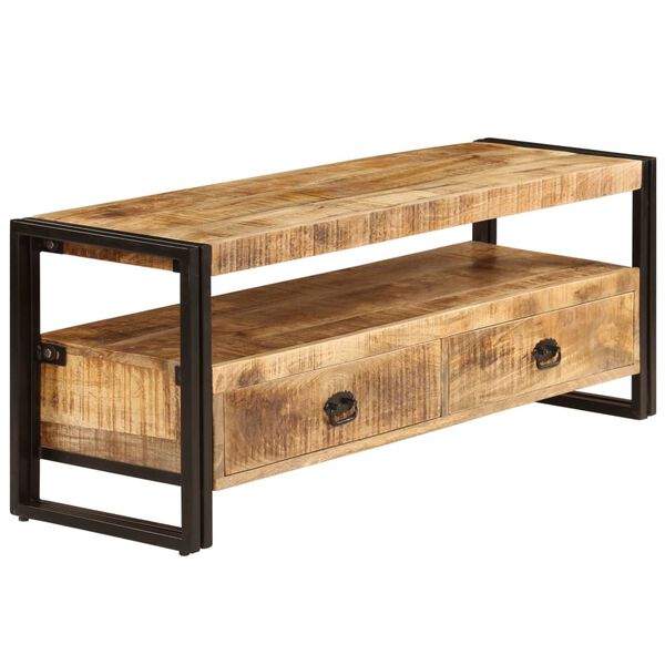 vidaXL TV-Schrank 120x35x45 cm Massivholz Mango