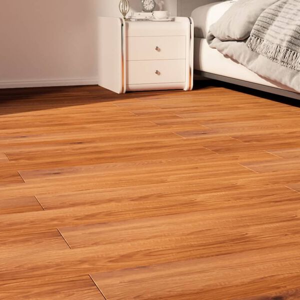 vidaXL PVC-Fliesen Selbstklebend 5,02 m&sup2; 2 mm Braunes Holz