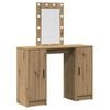 vidaXL Schminktisch Braun 102 x 33 x 135 cm Holzwerkstoff