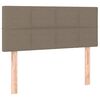 vidaXL Kopfteil Taupe 80x5x78/88 cm Stoff