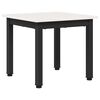 vidaXL Couchtisch Wei&szlig; 40 x 40 x 36 cm Massives Kiefernholz