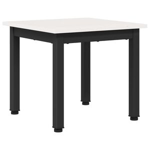 vidaXL Couchtisch Wei&szlig; 40 x 40 x 36 cm Massives Kiefernholz