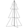 vidaXL Weihnachtsbaum in Kegelform 240 LEDs Indoor Outdoor 118x180 cm