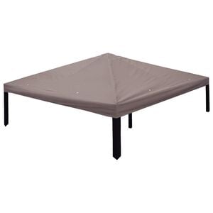 vidaXL Pavillon Abdeckung Taupe 300 x 300 cm Polyester und Stahl