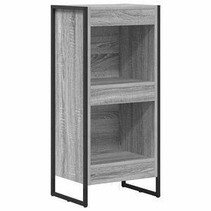 vidaXL B&uuml;cherregal Graues Sonoma 40 x 30 x 86,5 cm Holzwerkstoff
