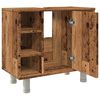 vidaXL Badschrank Altholz-Optik 60x32x53,5 cm Holzwerkstoff