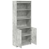 vidaXL Highboard Betongrau 70x35x180 cm Holzwerkstoff