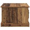 vidaXL Couchtisch mit Schubladen Altholz 50 x 50 x 35 cm Holzwerkstoff