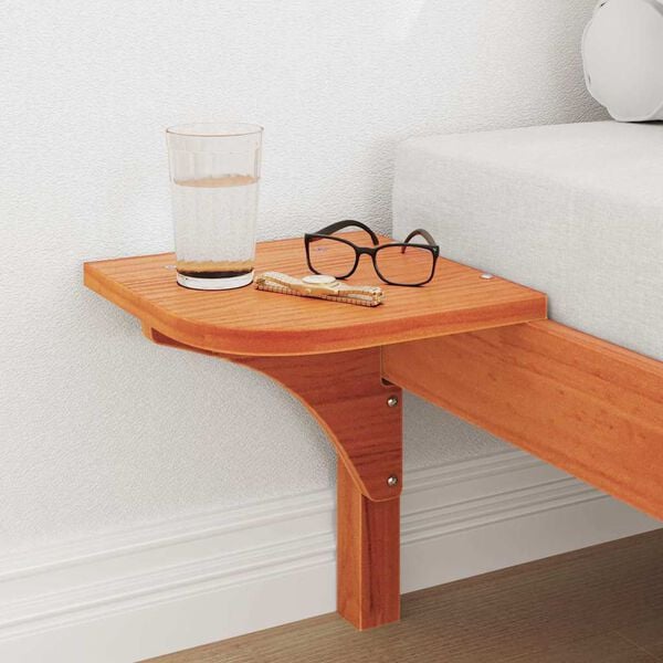 vidaXL Bettrahmen Wachsbraun 80 x 200 cm Massives Kiefernholz