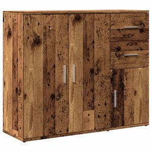 vidaXL Sideboard Altholz-Optik 91x29,5x75 cm Holzwerkstoff