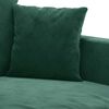 vidaXL 2-Sitzer-Sofa Dunkelgr&uuml;n 140 cm Samt