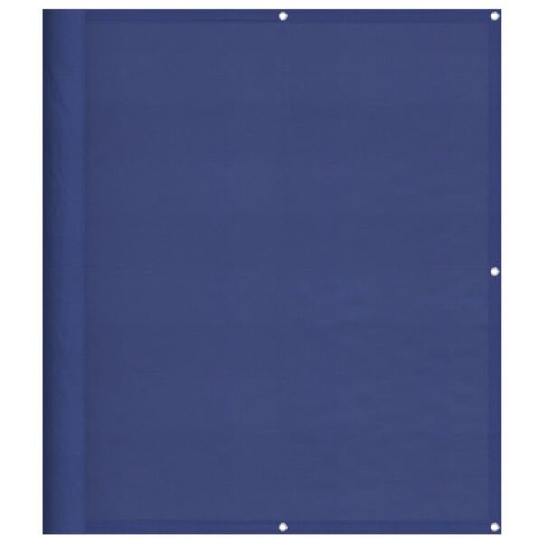 vidaXL Balkon-Sichtschutz Blau 120x700 cm 100 % Polyester-Oxford