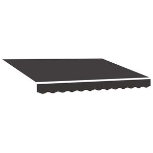 vidaXL Ersatzstoff f&uuml;r Markise Grau 300x250 cm Polyester
