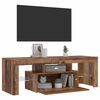 vidaXL TV-Schrank mit LED Altholz-Optik 120x36,5x40 cm Holzwerkstoff