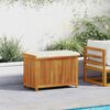 vidaXL Outdoor-Kissenbox 90x50x60,5 cm Massivholz Akazie