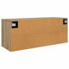 vidaXL Wandmontiertes TV-Regal Artisan-Eiche 100 x 34,5 x 40 cm
