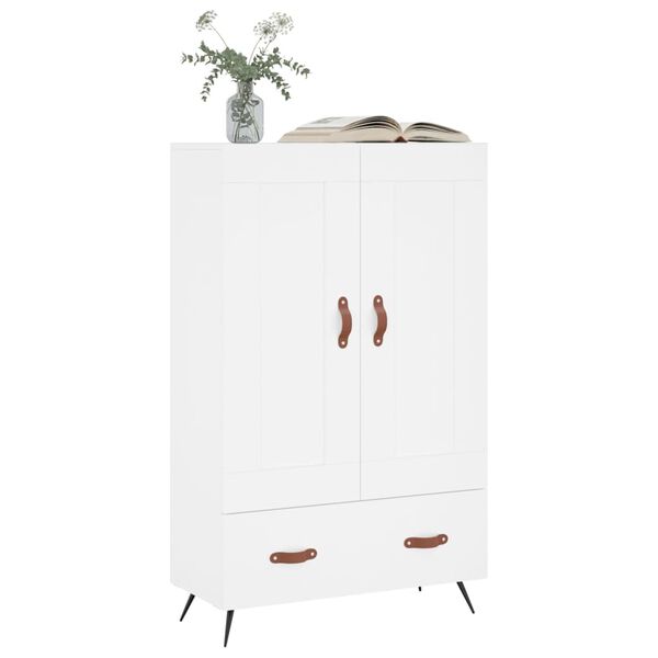vidaXL Highboard Weiß 69,5x31x115 cm Holzwerkstoff