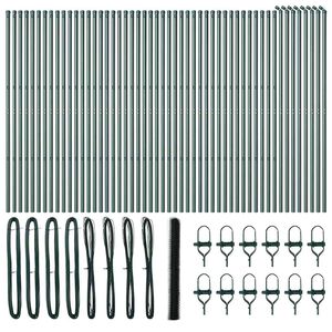 vidaXL Zaunpfosten Gr&uuml;n