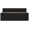 vidaXL Bettgestell ohne Matratze Schwarz Eichen-Optik 140x190 cm
