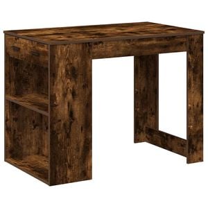 vidaXL Schreibtisch mit Schubladen Ablage R&auml;uchereiche 102x62x77,5 cm